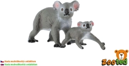 Koalafigur mit Jungtier Zooted 13 cm – 1 Stück