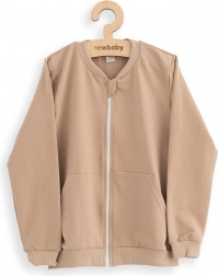 Kinder-Sweatshirtjacke New Baby Kindergarten braun