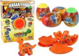 Schlüpfende Dinosauriereier mit bunter Schale - Set von 12 Stück