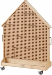 Masterkidz XXL freistehende STEM-Holztafel in Hausform