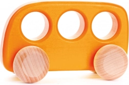 Oranger Holzbus