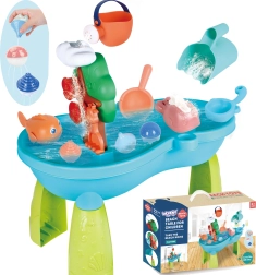 Kind Wasserspieltisch 2-in-1 mit Sandkasten und Wasserfall WOOPIE