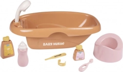 Puppenbadewanne Baby Nurse mit Zubehör