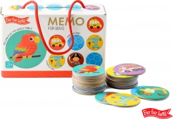Far Far Land rundes Memo-Spiel für Jungen