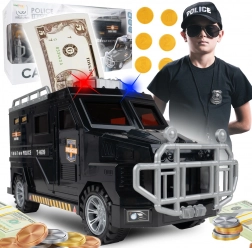 Sparschwein Tresor Polizeiauto SWAT