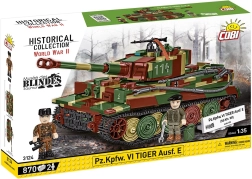 COBI-Bausatz Pz.Kpfw. VI Tiger Ausf. E – Panzer im Maßstab 1:35, 870 Teile