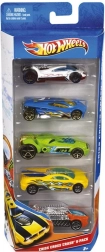 Hot Wheels Sammlung mit fünf Spielzeugautos