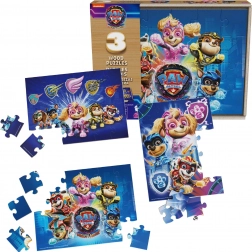 Holzpuzzle PAW PATROL The Mighty Movie – 3 Sets