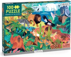 Mudpuppy Puzzle Tiere der Welt 100 Teile