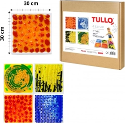 Strukturierte flüssige Unterlagen 4 Stk. Tullo
