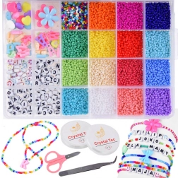 Perlenset für Kinderarmbänder und Schmuck – DIY Kreativbox