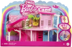 MATTEL Mini BARBIE Land Puppenhaus mit Puppe, Haustier, Aufzug und Pool