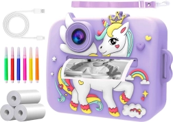 Kinderkamera RENEW FORCE mit sofortigem Thermodruck, violett
