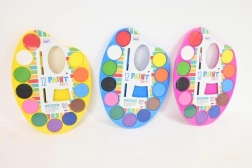 Wasserfarben 12 Farben mit Pinsel