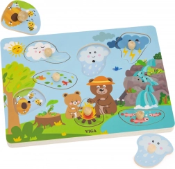 Holzpuzzle NATURGERÄUSCHE von VIGA