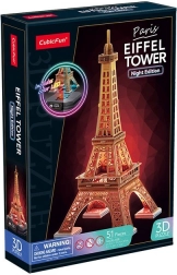 Puzzle 3D LED Nachtedition: Eiffelturm