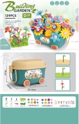 DIY Blumen-Bausatz Gartenwagen 139 Teile
