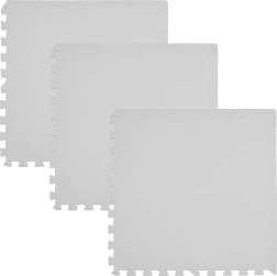 Schaumstoff-Puzzlematte Humbi 180 × 60 cm, grau – 3 Stück