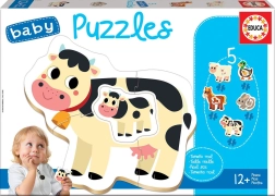 Baby-Puzzle Bauernhoftiere 5-in-1 (2–4 Teile) EDUCA
