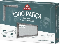 Rahmen für Puzzle 96x34cm Silber