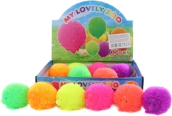 Zotteliger leuchtender Igel – gummiges blinkendes Spielzeug