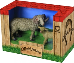 Set von Tieren Meine kleine Farm: Widder und Lamm