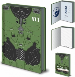 Premium liniertes A5-Notizbuch HALO