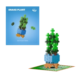 Plus-Plus Blume Snake Plant