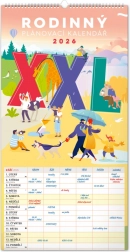 Familien-Wandplanungskalender XXL 2026