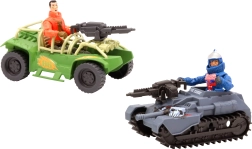 The Corps! Soldat mit Militärfahrzeug 14 cm