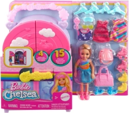 Barbie Chelsea Kleiderschrank – Puppe und 15 Accessoires