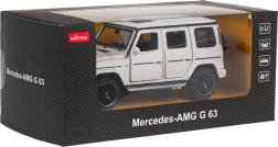 Metallmodell Mercedes-AMG G 63 mit Sound, weiß, RASTAR
