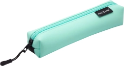 PASTELINI Federmäppchen schmal mit grünem Elastikband