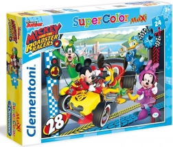 Maxi-Puzzle 24 Teile Mickey Rennfahrer