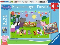 Ravensburger Puzzle Peppa Wutz auf der Feier 2×24 Teile
