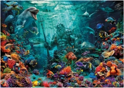 Puzzle Poseidon am Korallenriff 1000 Teile