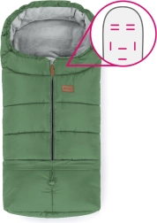 Petite&Mars verstellbarer Fußsack 3in1 Jibot Horizontal Juicy Green