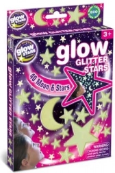 Leuchtende glitzernde Sternchen GLOW GLITTER STARS