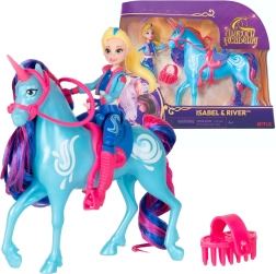 Unicorn Academy Isabel und River – Mädchenfigur mit Einhorn und Zubehör