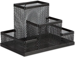 Universeller Metall-Stiftehalter, schwarz