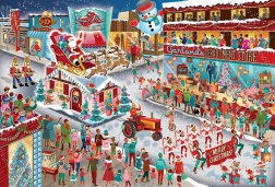 Puzzle Weihnachtsparade 2000 Teile von Cobble Hill