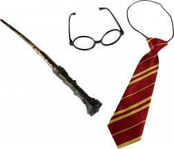 Zauberset mit Brille und Krawatte