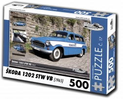 Retro-Autos Puzzle Škoda 1202 STW VB 500 Teile