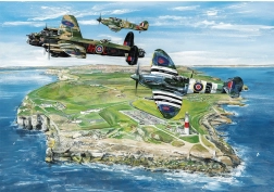 Puzzle Flügel über Portland 500 Teile