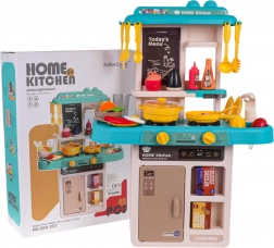 Kinderküche mit Licht und Sound, 43 Teile – Blau
