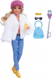 Puppe mit Zubehör 28 cm