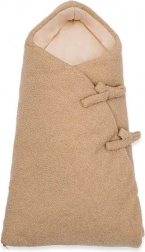 Wickeltuch und Schlafsack New Baby Teddy beige 70 × 40 cm