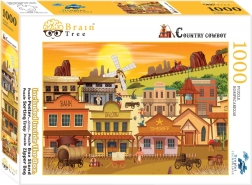 Puzzle BRAIN TREE Western-Städtchen 1000 Teile