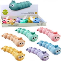 Aufziehbare fahrende Raupe – buntes Kinderspielzeug