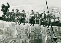 SCHMIDT Puzzle Mittagszeit, Parodie von berühmtem Foto, 1000 Teile